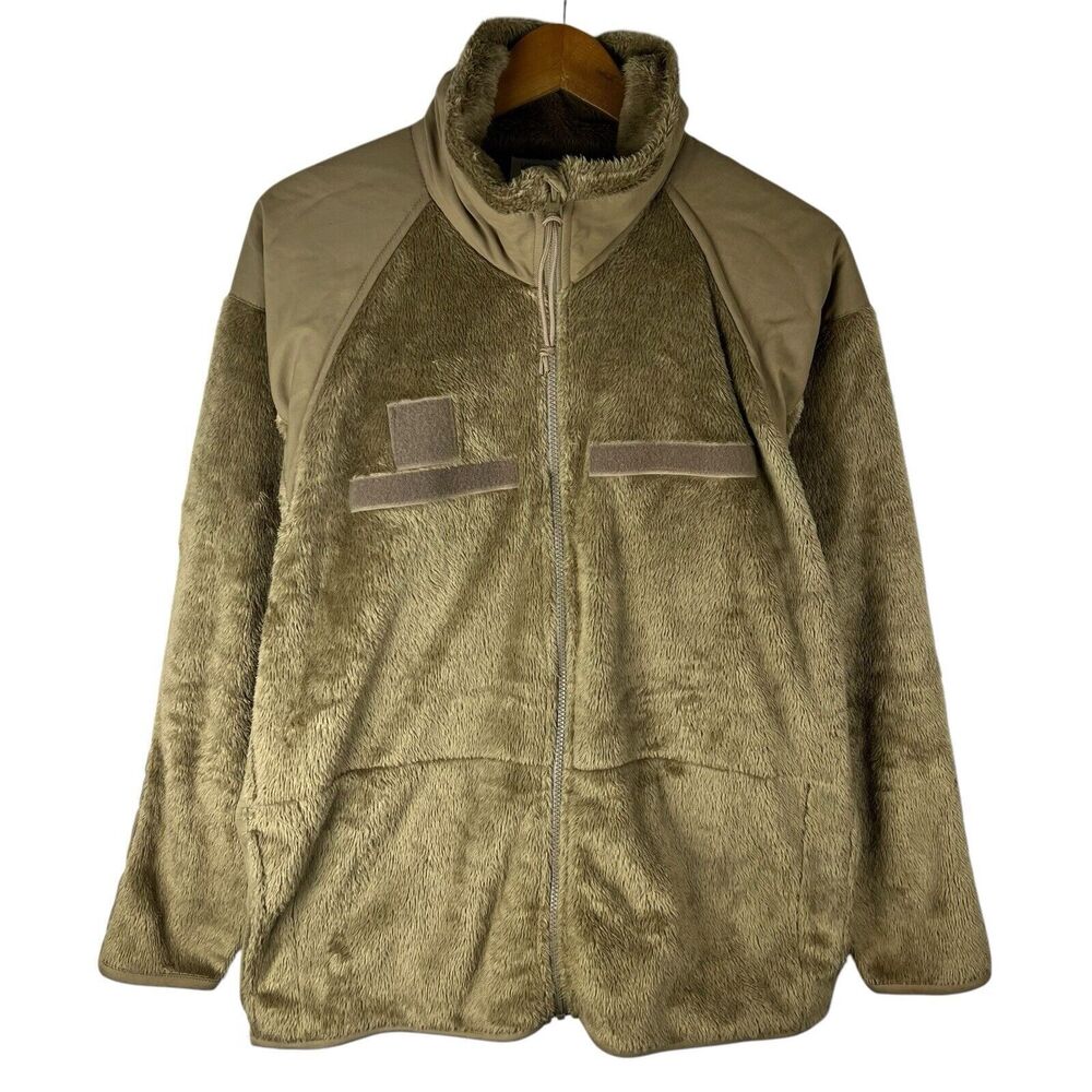 Advantage Wear GEN III Mens L Regular Jacket Fleece OCP Coyote Brown USGI L3 EUC